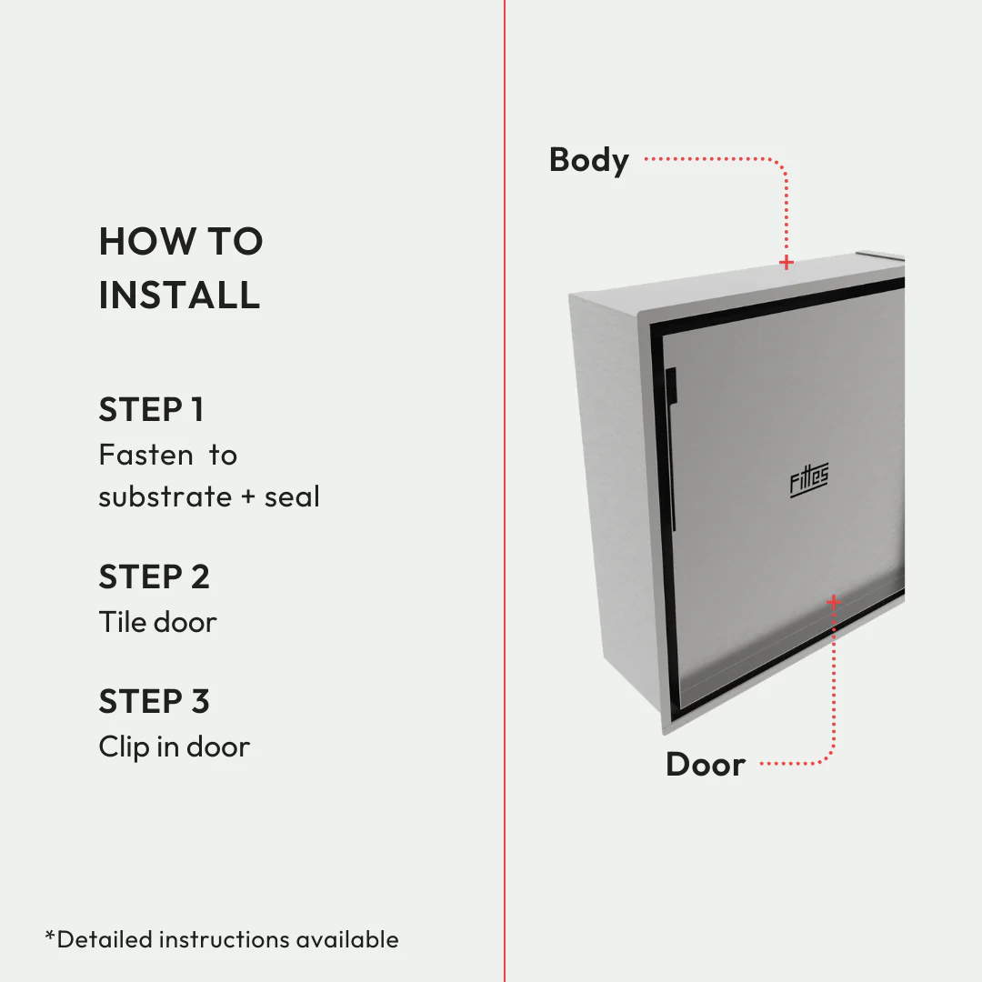 Framed No-See Shower Niche [Luxe] - Image 4